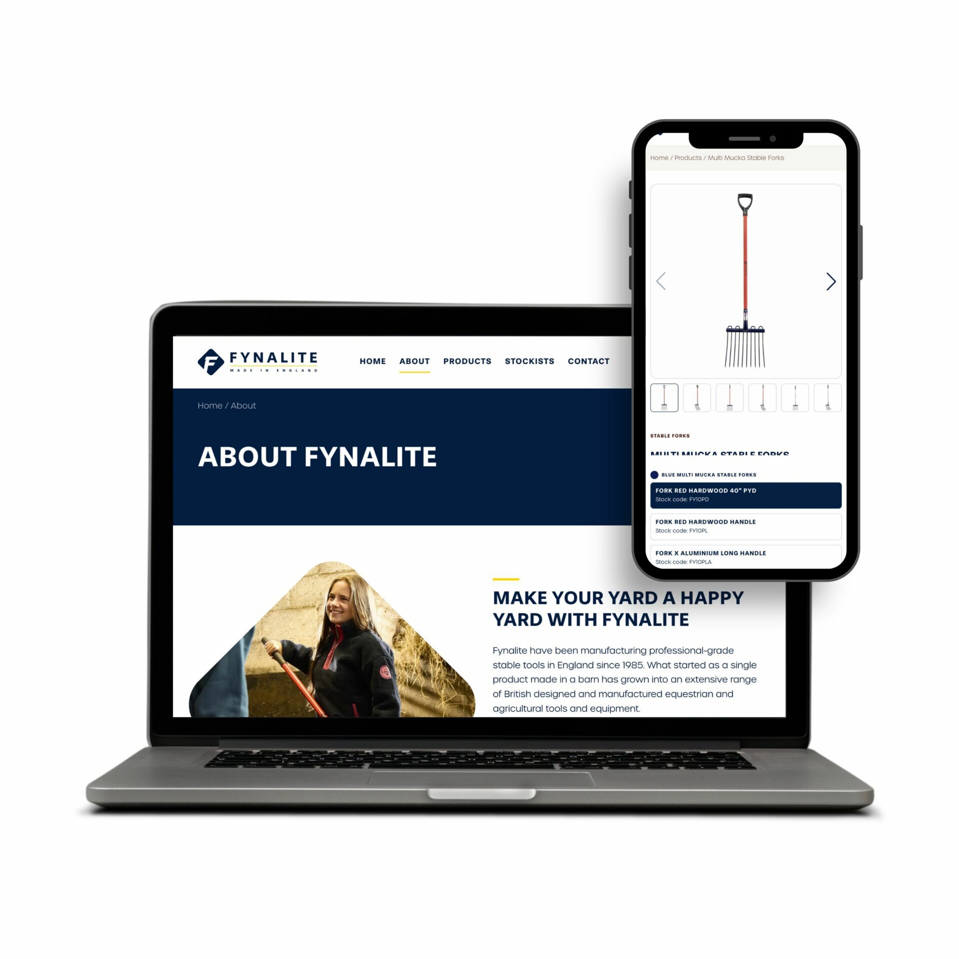 Fynalite mockup