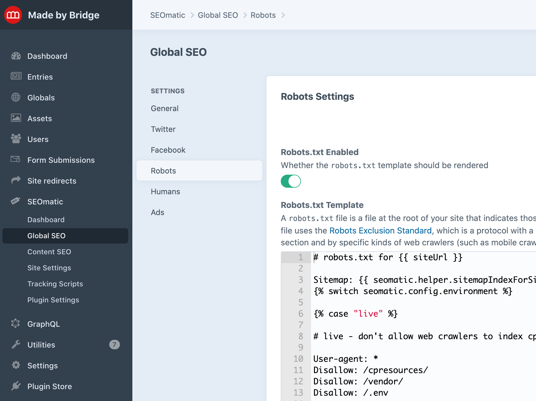 SEOMatic for Craft CMS